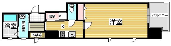 博多駅 徒歩15分 9階の物件間取画像